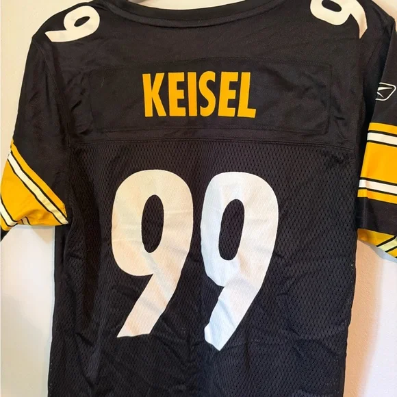 NFL Steelers Black Jersey with Team Logo - Picture 4 of 7